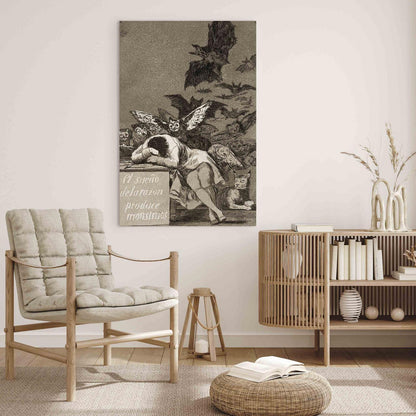 Leinwandbild - Francisco Goya – The Sleep of Reason Produces Monsters