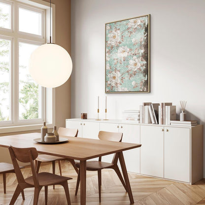 Leinwandbild - Roman Flowers (1 Part) Vertical