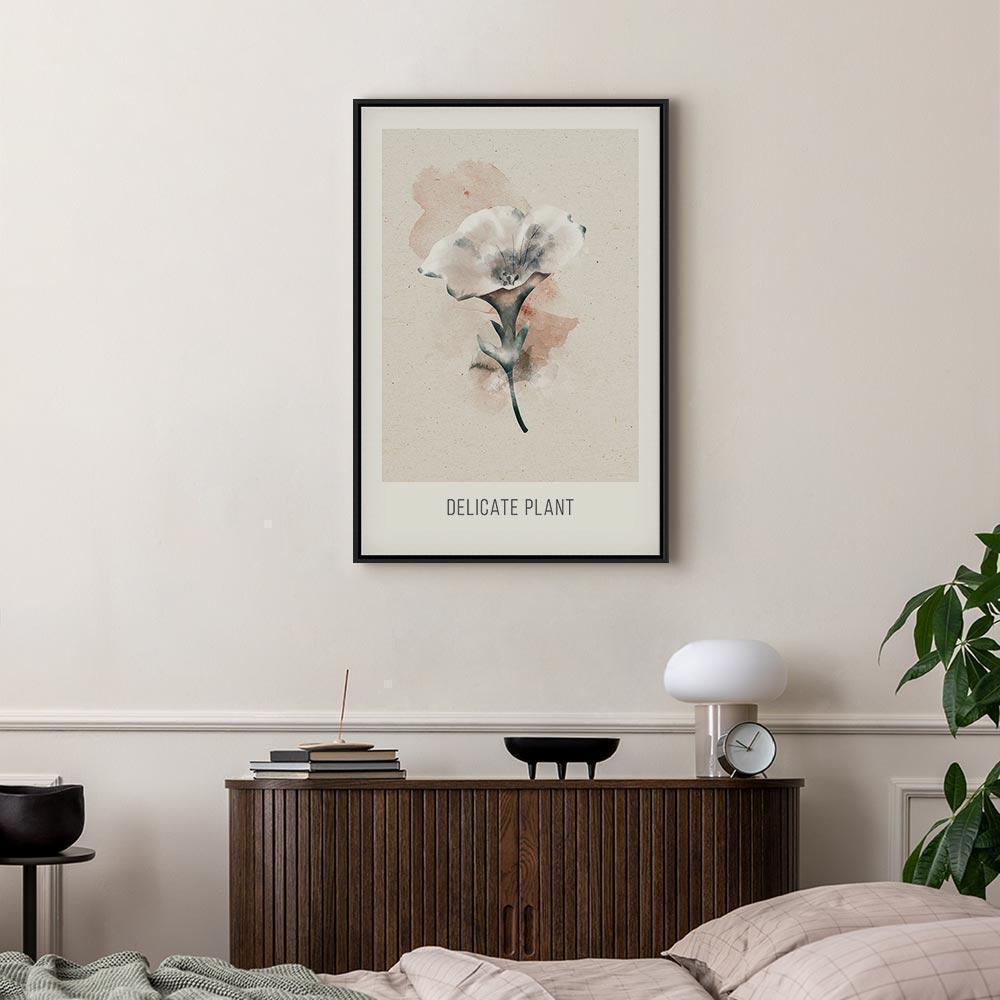 Leinwandbild - Delicate Plant (1 Part) Vertical