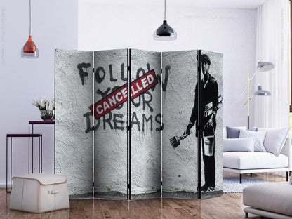 Paravent - Dreams Cancelled (Banksy) II Artgeist