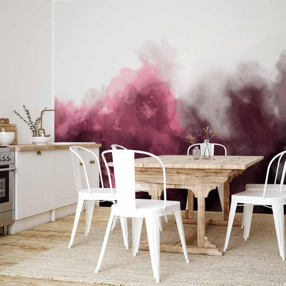 Fototapete - Watercolour Variation - Red