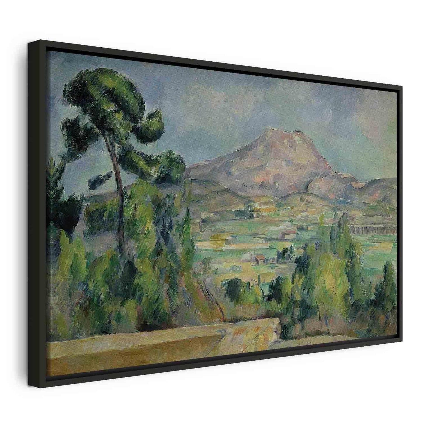 Leinwandbild - Paul Cézanne – Mount Saint Victoria