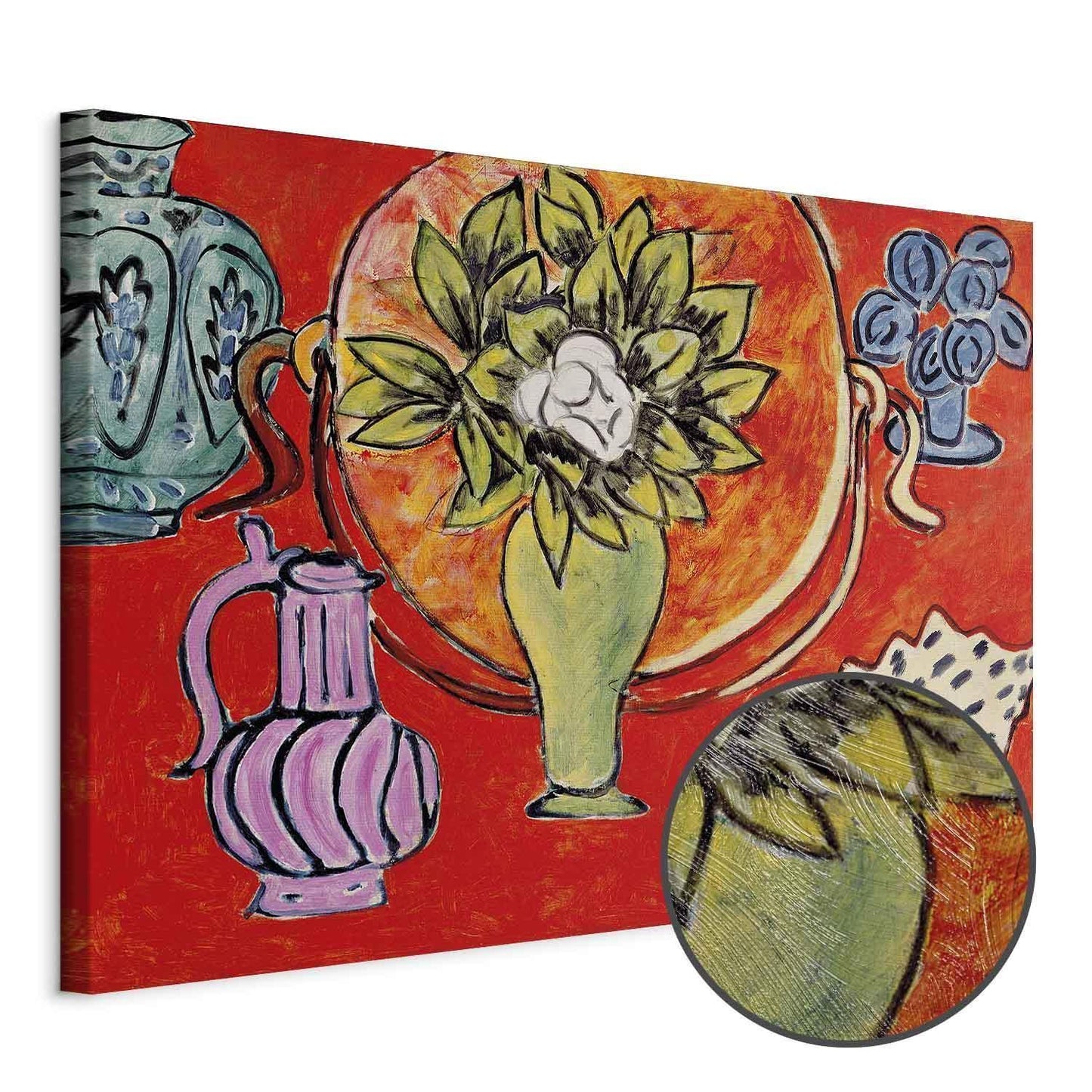 Leinwandbild - Henri Matisse – Still Life with Magnolia