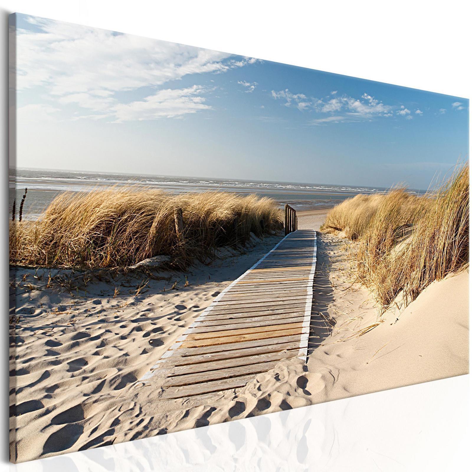 Leinwandbild - Wild Beach Artgeist