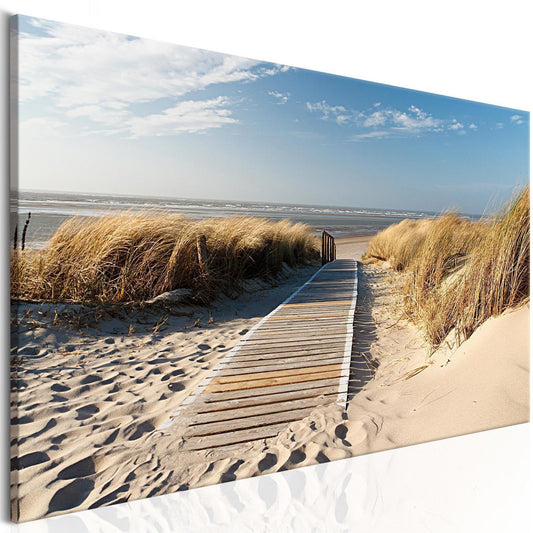 Leinwandbild - Wild Beach Artgeist