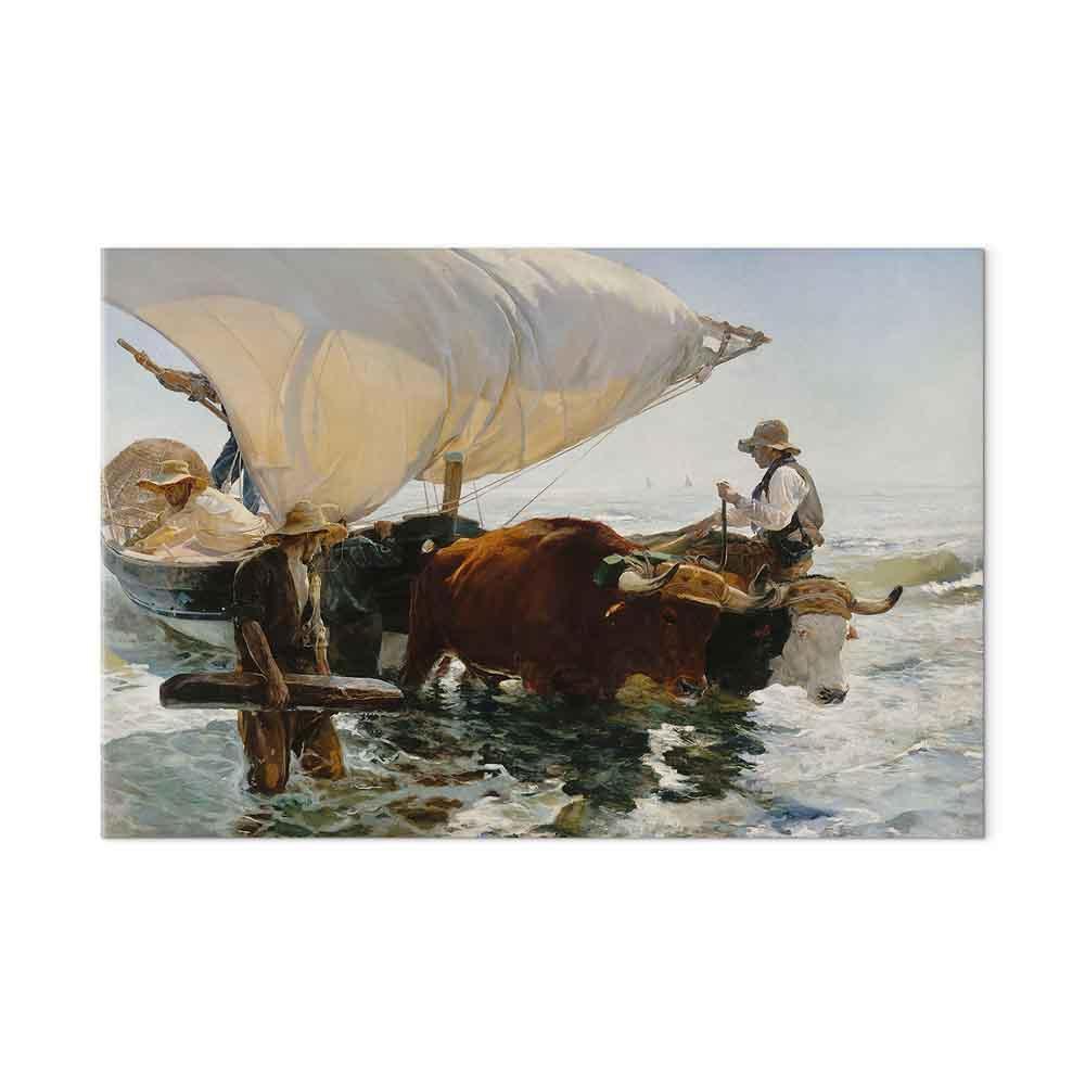 Leinwandbild - Joaquín Sorolla y Bastida – The Return from Fishing