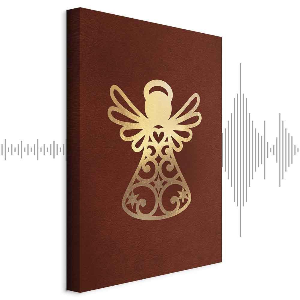 Leinwandbild - Angelic Gold (1 Part) Vertical