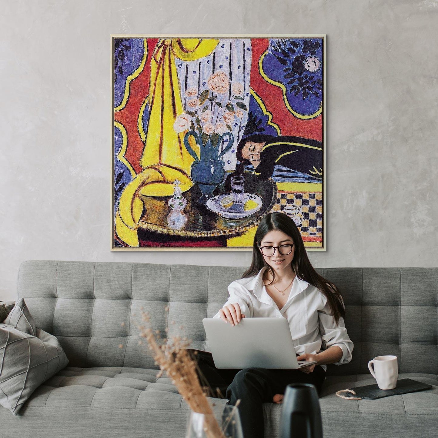 Leinwandbild - Henri Matisse – Harmony in Yellow