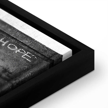 Leinwandbild - There is Always Hope (1 Part) Narrow Red