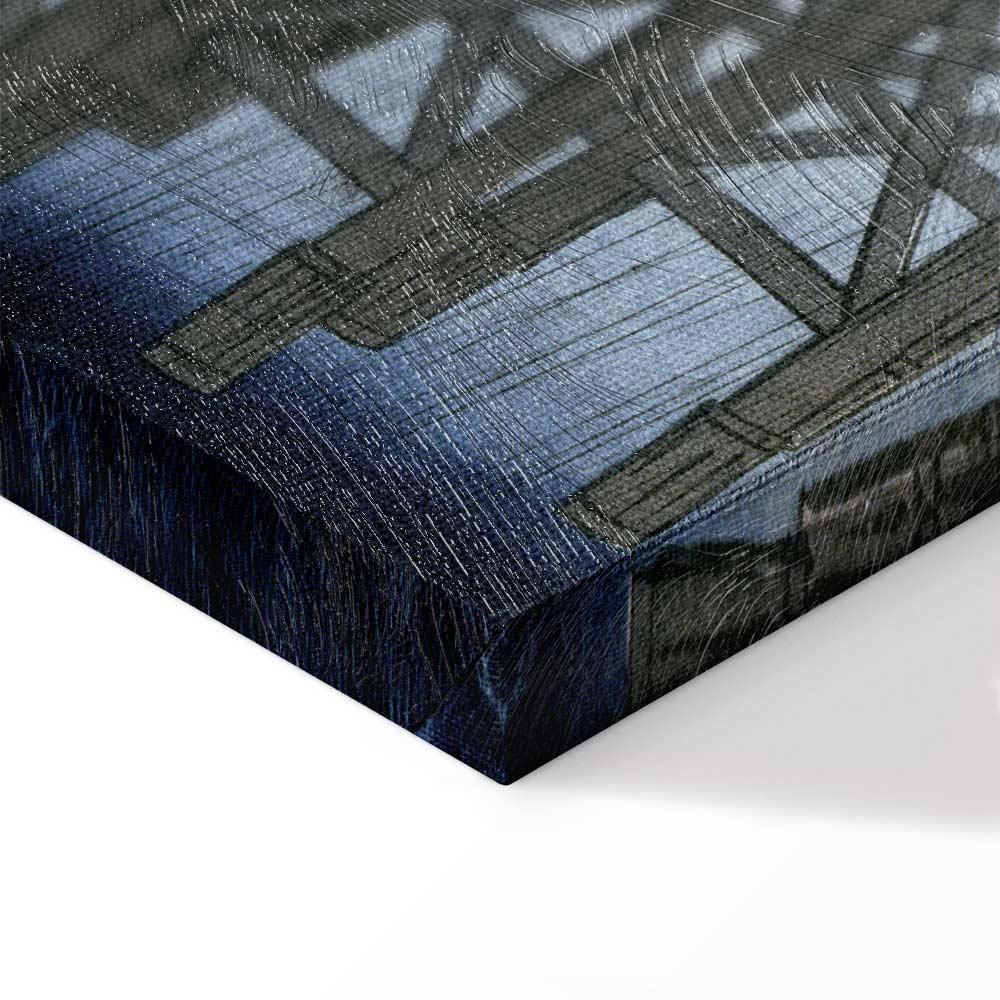 Leinwandbild - Utagawa Hiroshige – Sudden Shower over Shin-Ohashi Bridge and Atake