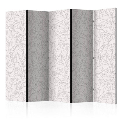 Paravent - Colourless Leaves II Artgeist