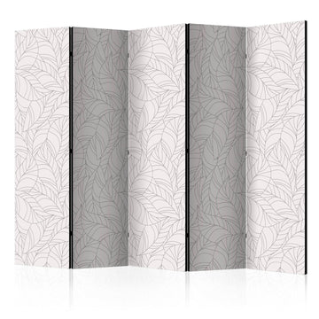 Paravent - Colourless Leaves II Artgeist