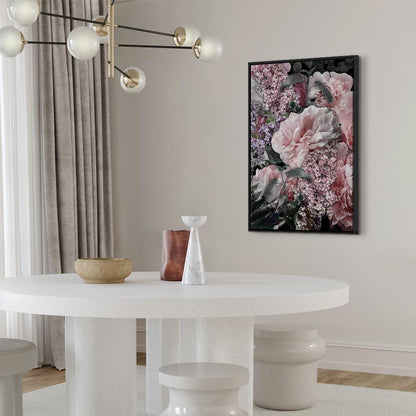 Leinwandbild - Among Flowers (1-part) - Blooming Plants in Nature's Colors