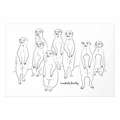 Poster - Meerkat Family