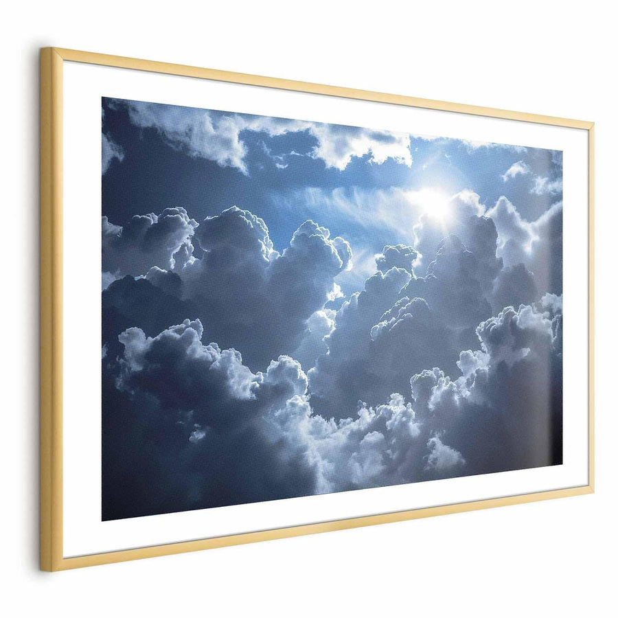 Poster - Lively Scene: The Sun Battling the Clouds Artgeist