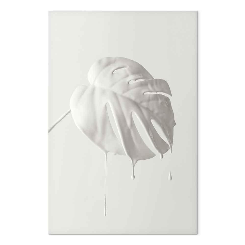 Leinwandbild - Bright Monstera (1 Part) Vertical