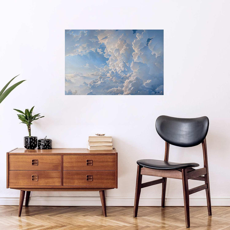 Poster - The Sun Revealing Cloud Secrets: Spectacular Sky Images Artgeist