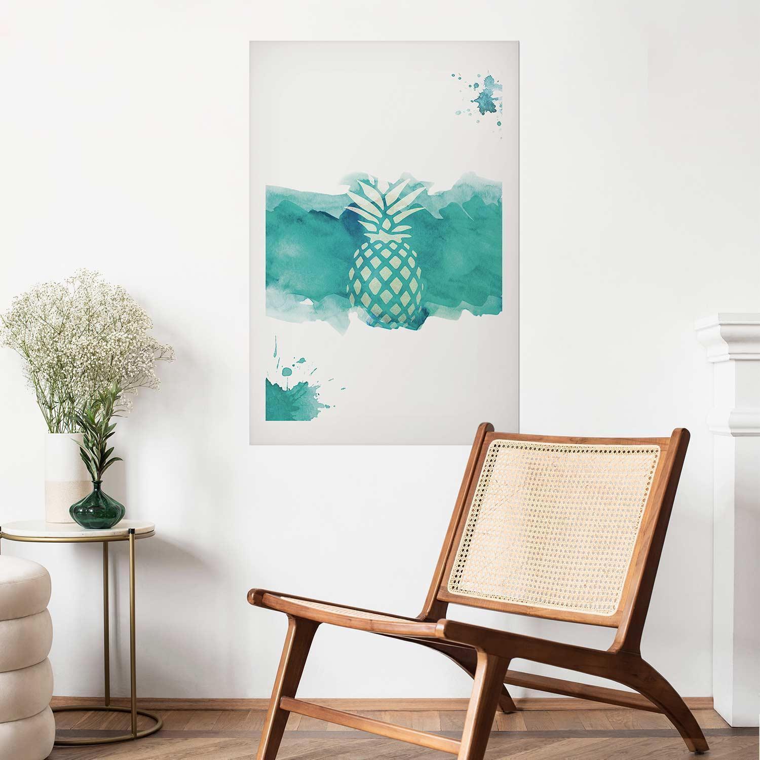 Poster - Watercolor Pineapple Artgeist