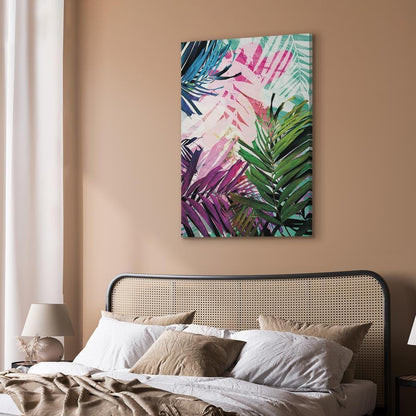 Leinwandbild - Colourful Rustle (1 Part) Vertical