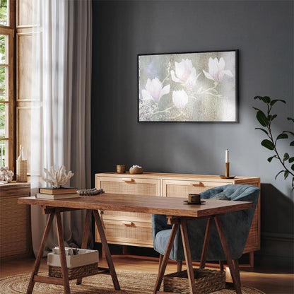 Leinwandbild - White Magnolias (1 Part) Wide