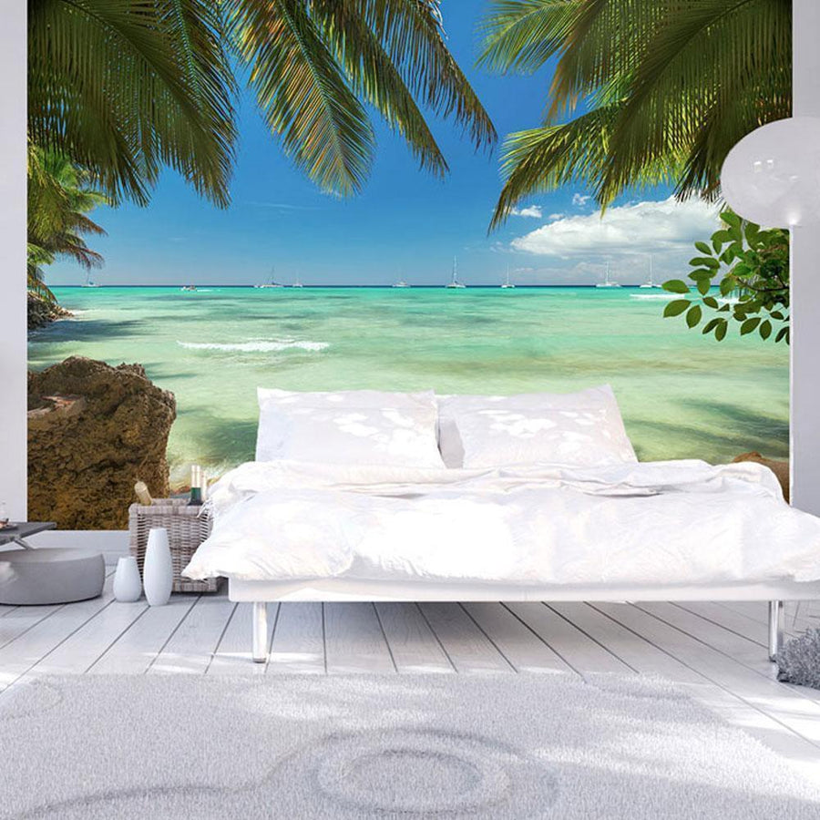 Fototapete - Relaxing on the beach Artgeist