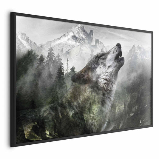 Poster - Howling Wolf