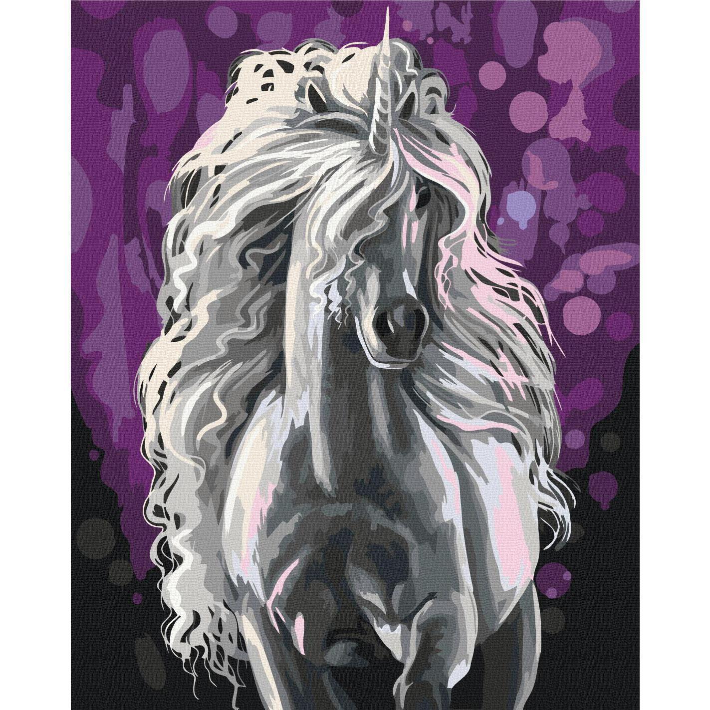 Malen nach Zahlen - White Unicorn