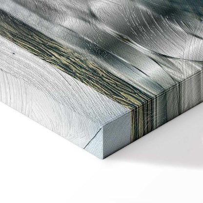 Leinwandbild - Metal World Map