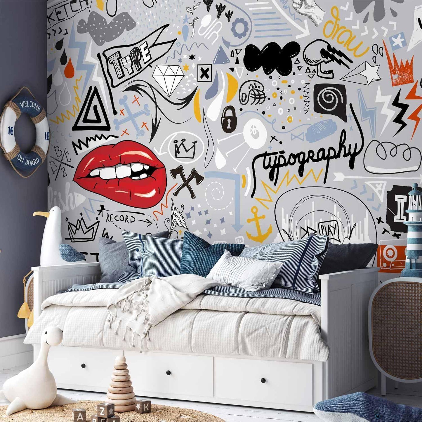 Fototapete - Stream of thought