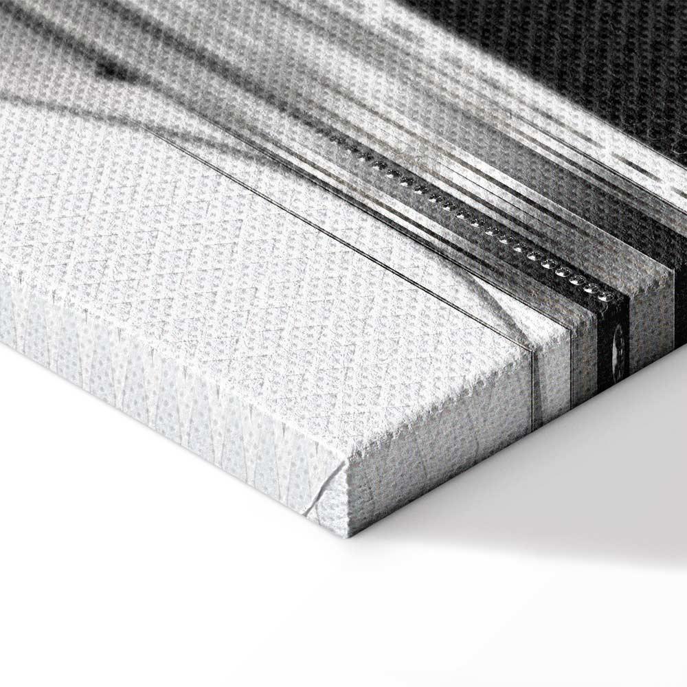 Leinwandbild - Silver Cut