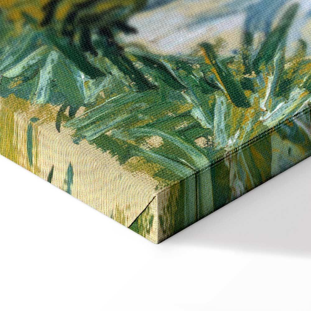 Leinwandbild - Vincent Van Gogh – The Garden of Dr Gachet in Auvers