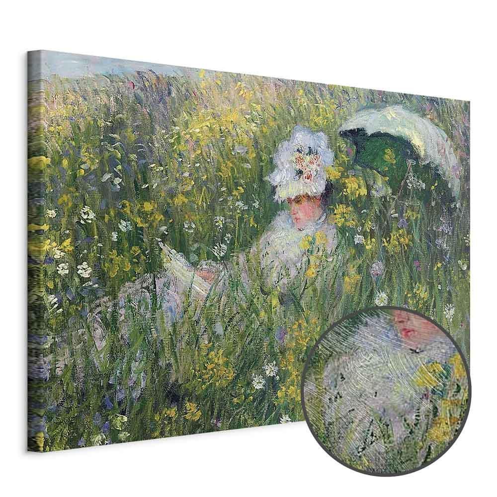 Leinwandbild - Claude Monet – In the Meadow