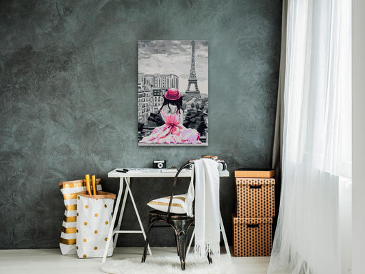 Malen nach Zahlen Paris Eiffel Tower View Geschenk - ikonisches Paris-Motiv für kreative Entspannung