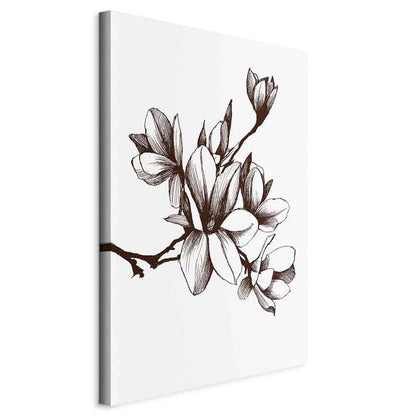 Leinwandbild - Renaissance Magnolias (1 Part) Vertical