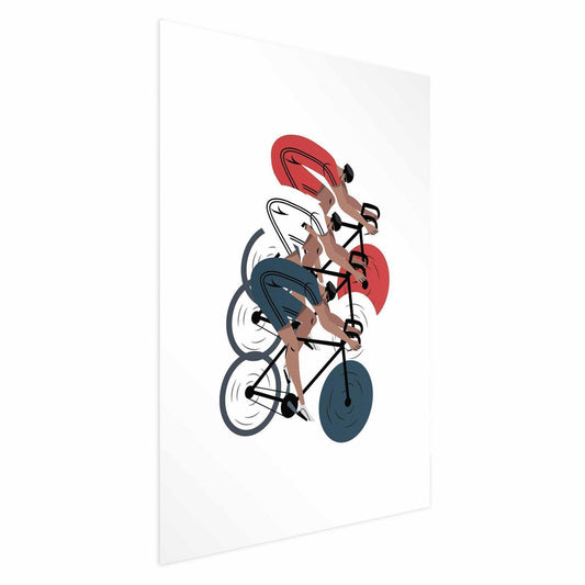 Poster - Olympics - Cycling Race