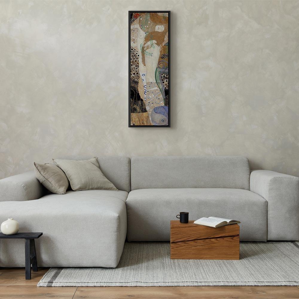 Leinwandbild - Gustav Klimt – Water Serpents
