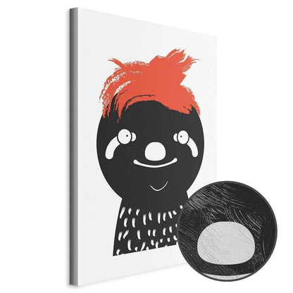 Leinwandbild - Crazy Sloth (1 Part) Vertical