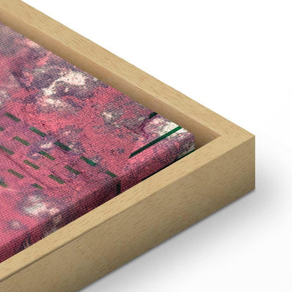 Leinwandbild - Crimson Abstraction (1 Part) Vertical