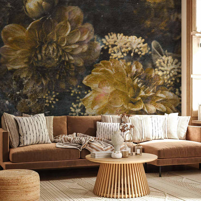 Fototapete - Retro Flowers - Second Variant Artgeist