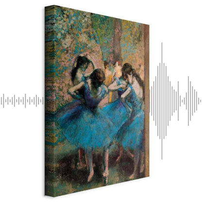 Leinwandbild - Edgar Degas – Blue Dancers