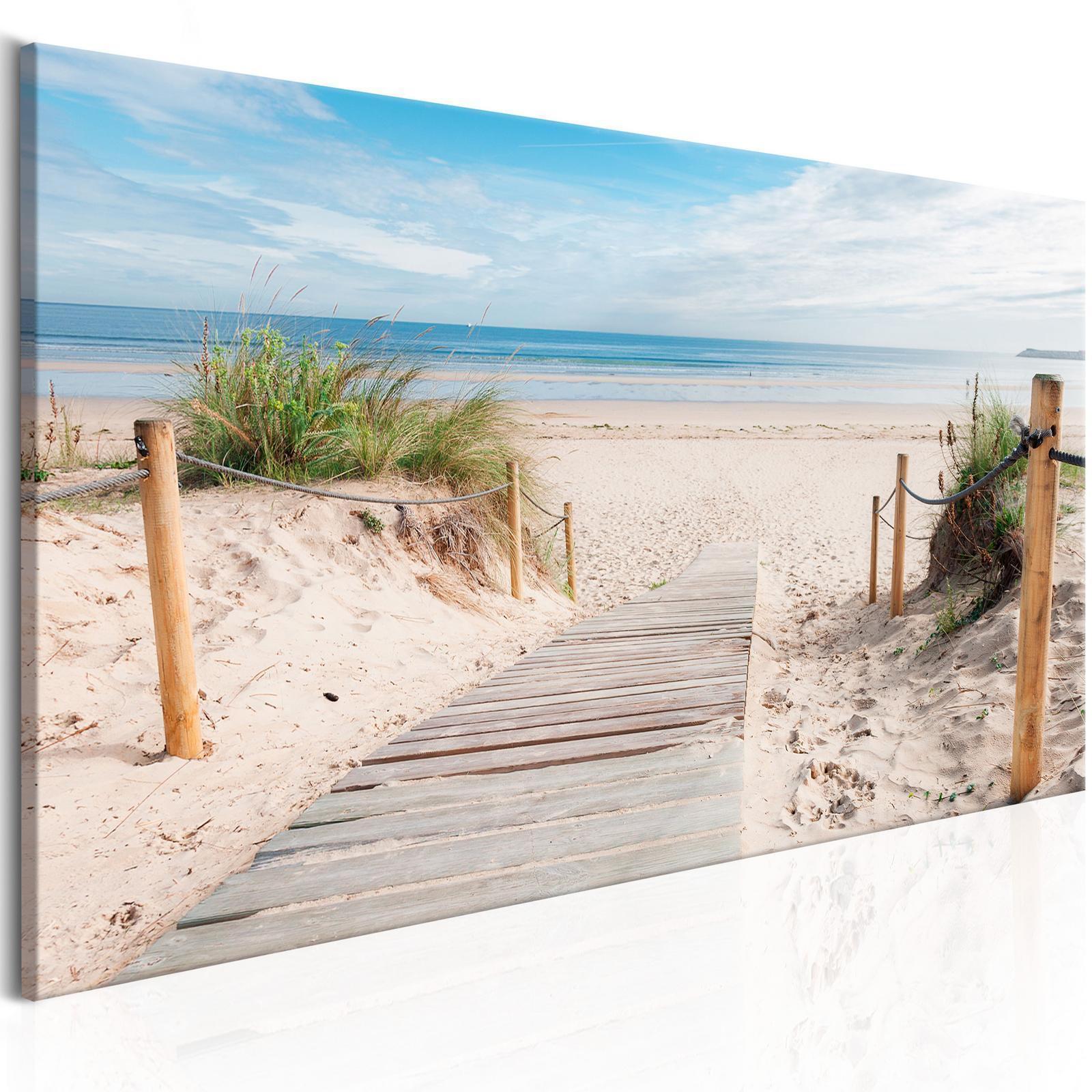 Leinwandbild - Charming Beach Artgeist