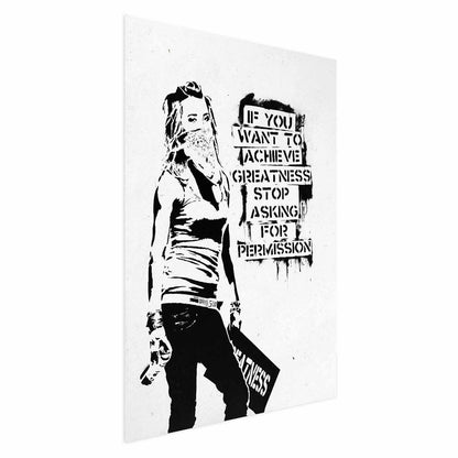 Poster - Girl with Graffiti Artgeist