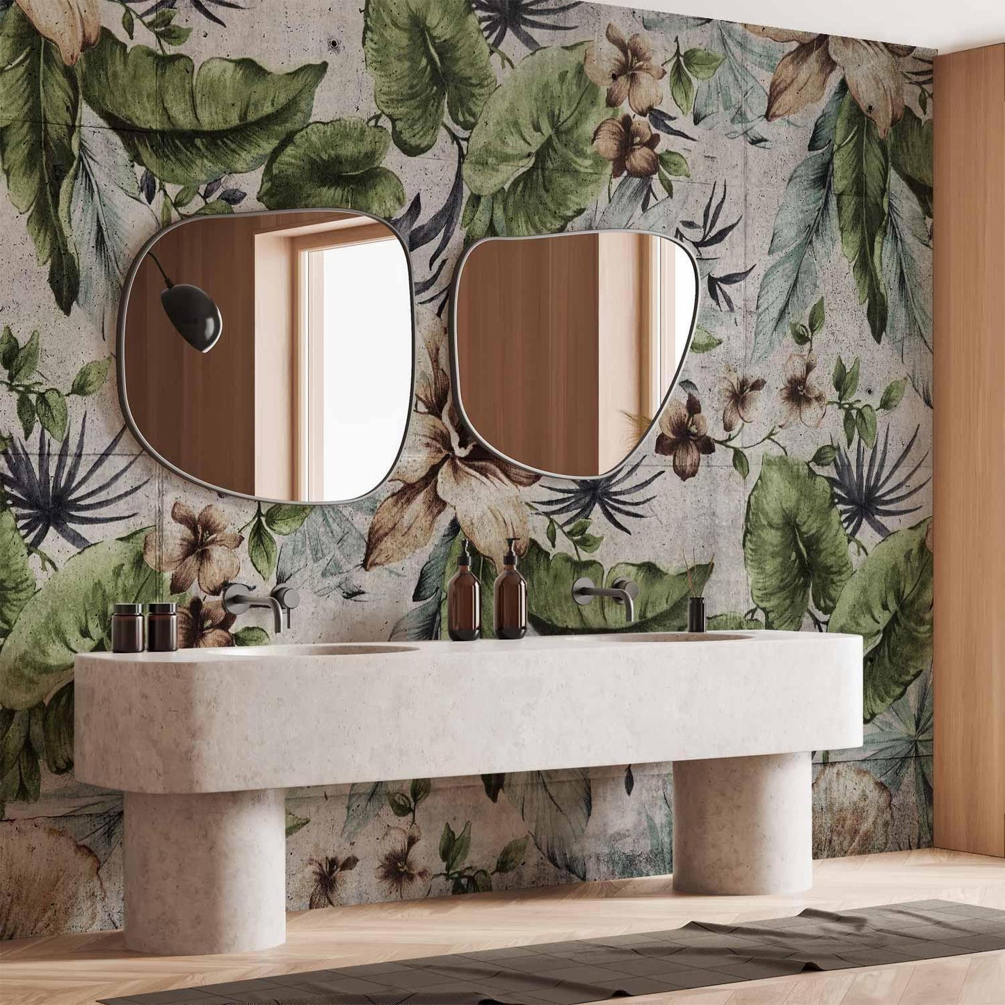 Fototapete - Vegetation of the City - First Variant