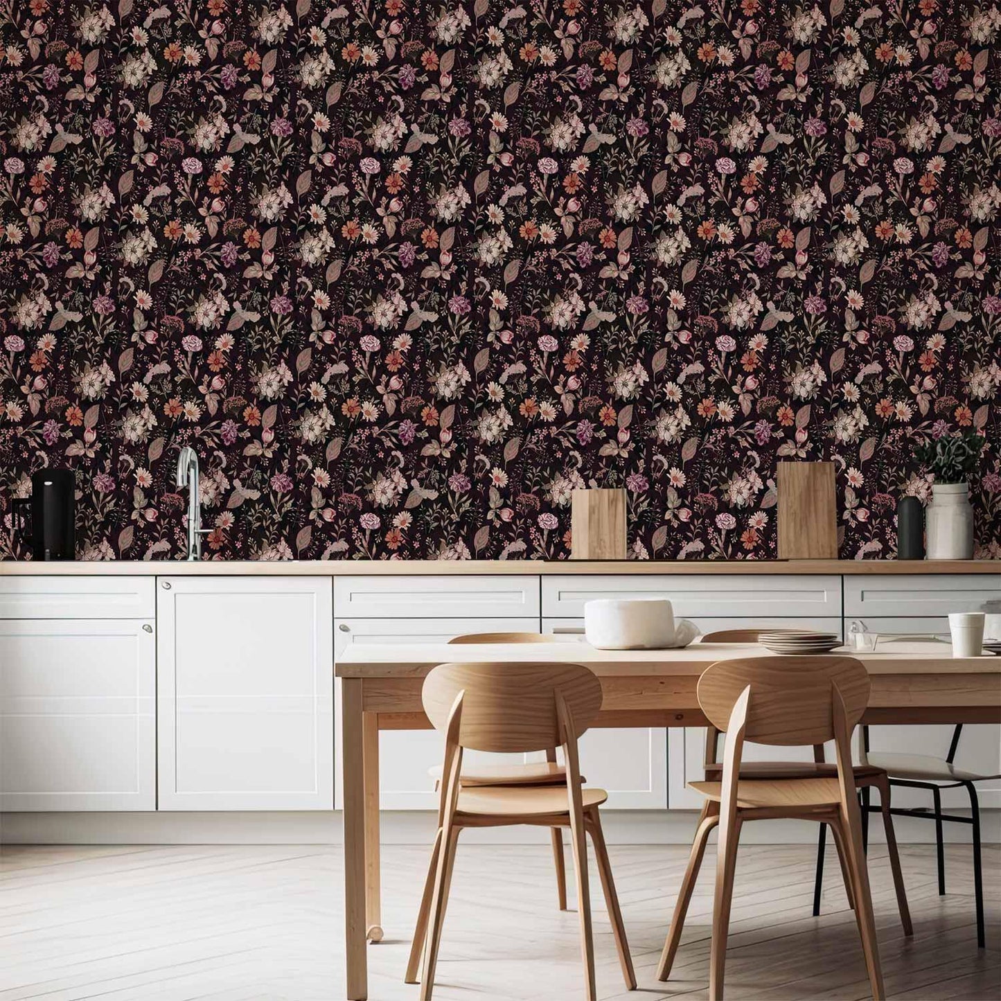 Tapete - Fragrant flowers and herbs - plum