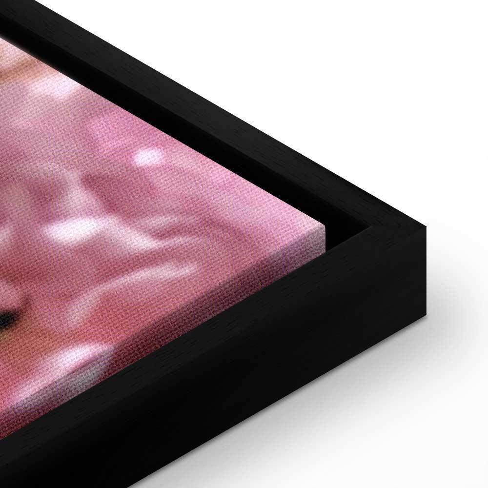 Leinwandbild - Flowery Glamour (1-part) - Flower Petals in Shades of Pink