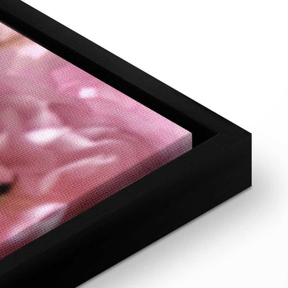 Leinwandbild - Flowery Glamour (1-part) - Flower Petals in Shades of Pink