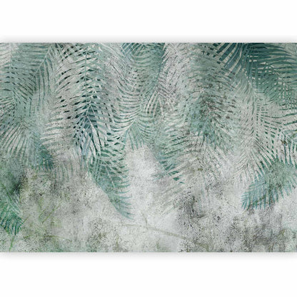 Fototapete Prähistorische Palmen – Exotische Wanddekoration im Vintage-Stil