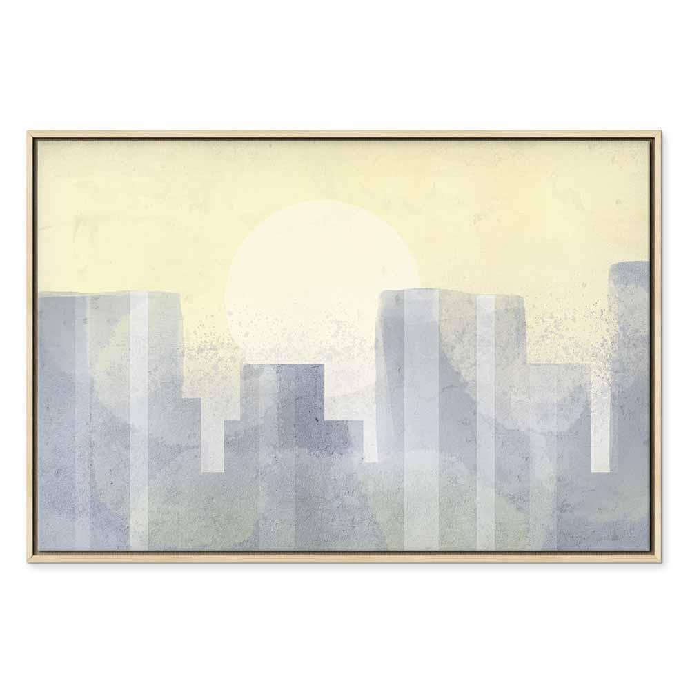 Leinwandbild - Modern City (1 Part) Wide - Third Variant