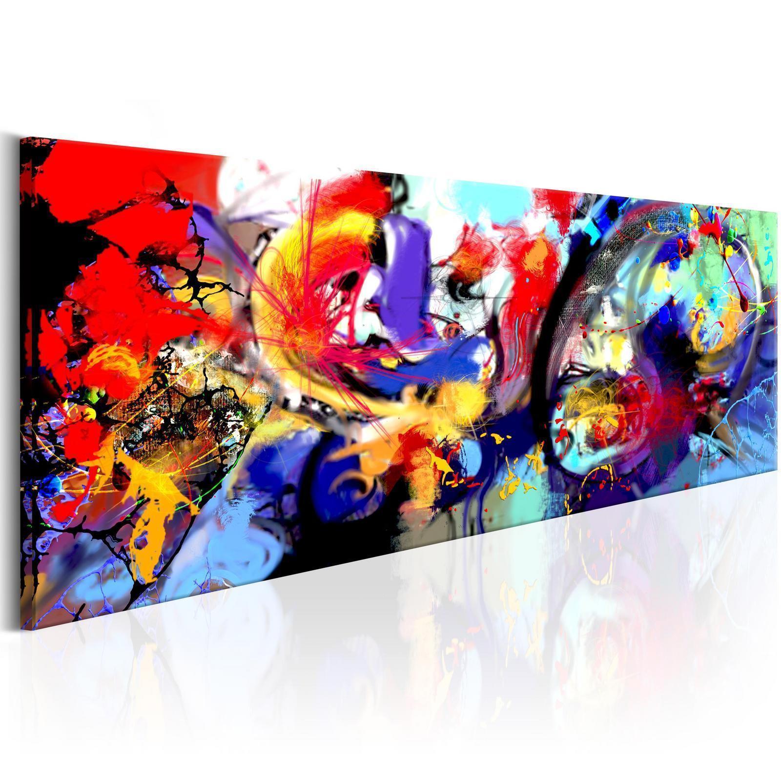 Leinwandbild - Colourful Immersion Artgeist
