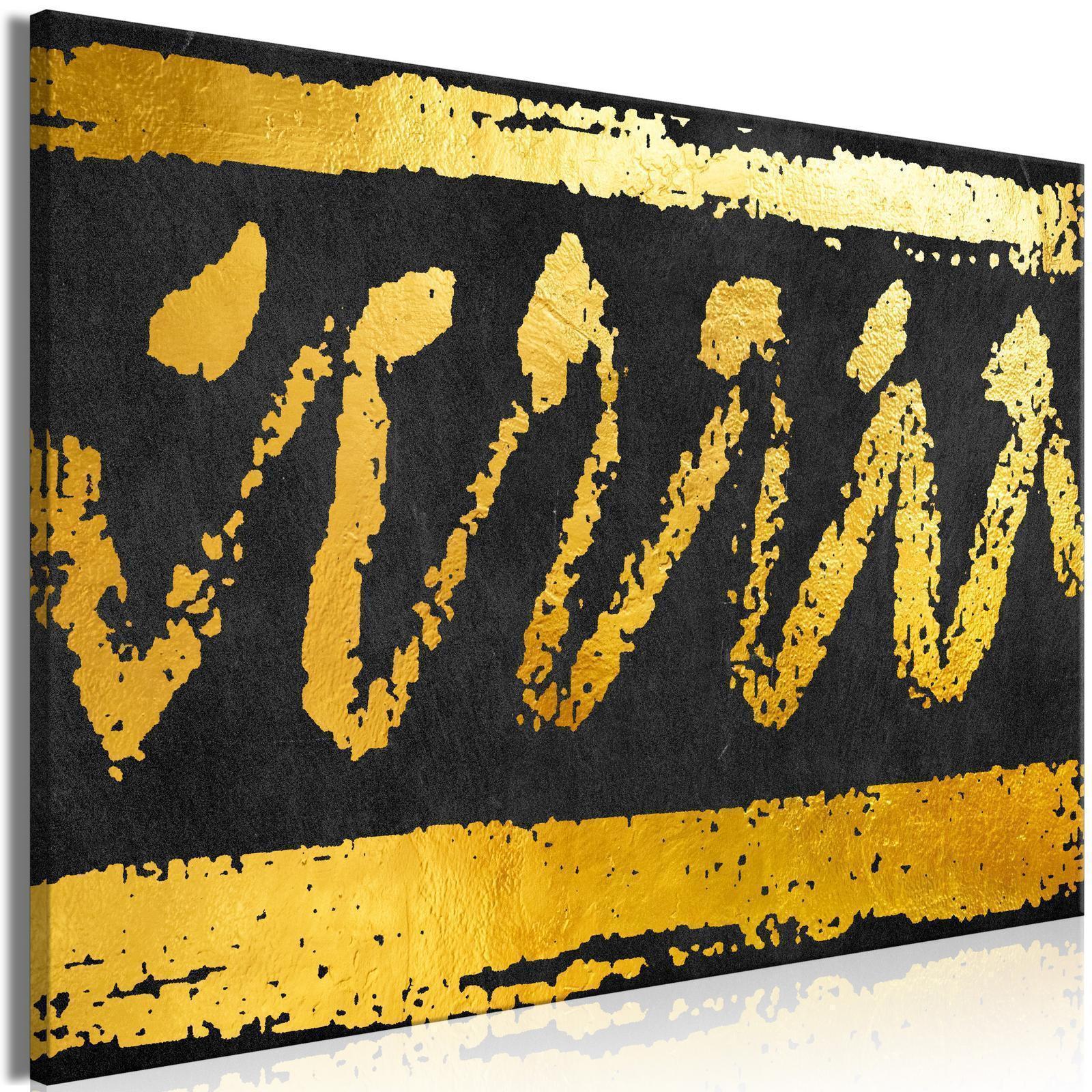 Leinwandbild - Gold Seal (1 Part) Wide Artgeist